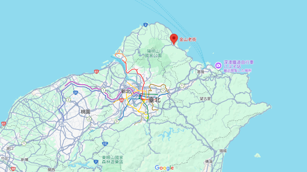 金山温泉地図