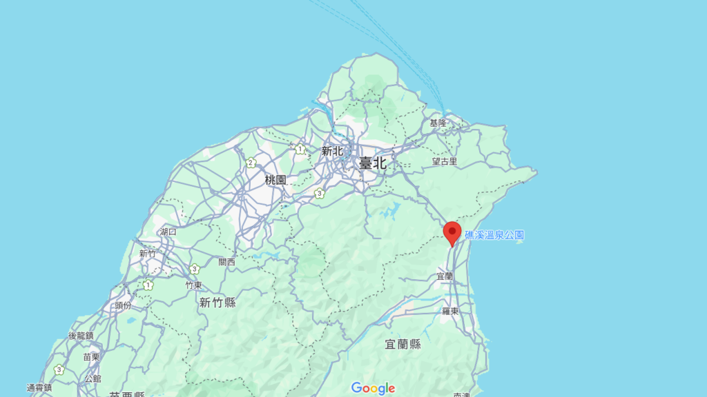 礁渓温泉地図