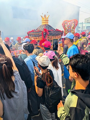 媽祖様の神輿