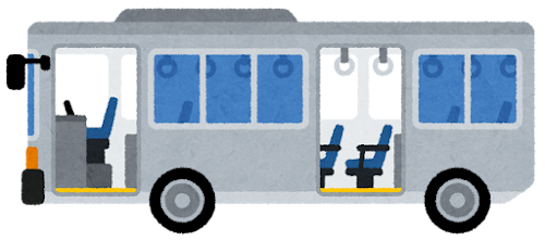 荒っぽいバスの運転