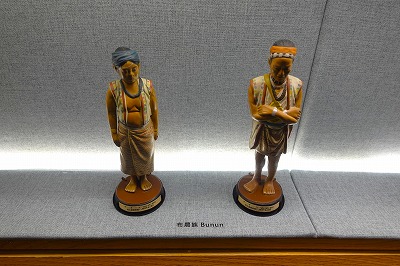 国立台湾博物館に展示されているブヌン族の人形