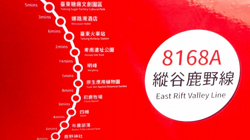  台灣好行 縱谷鹿野線（8168A）